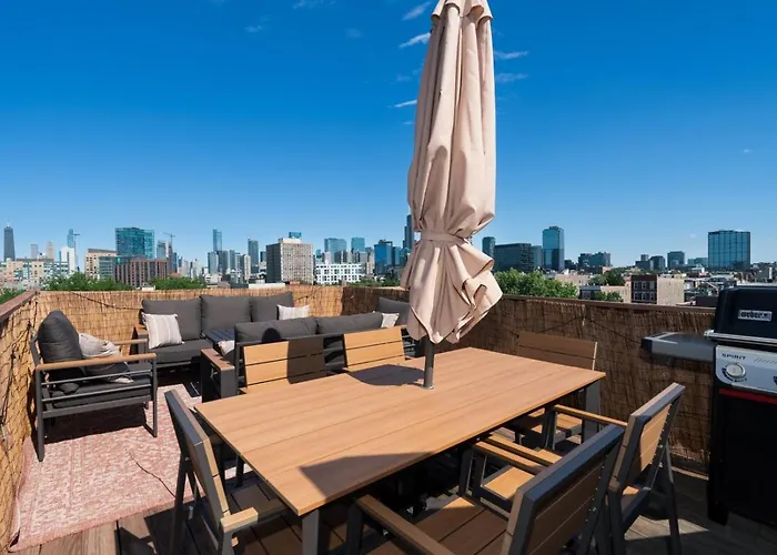 Penthouse With Private Rooftop And Skyline Views - Sleeps 6 Apartamento Chicago